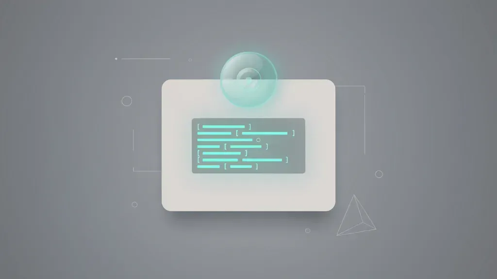 An AI reading a structured-data (JSON-LD) code block