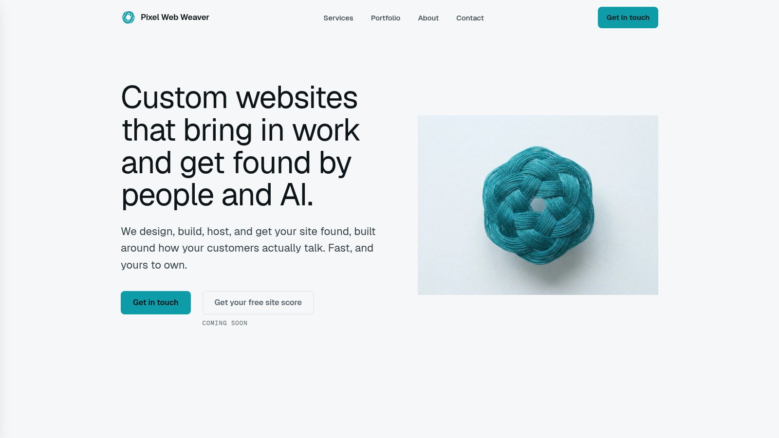 Pixel Web Weaver — project preview