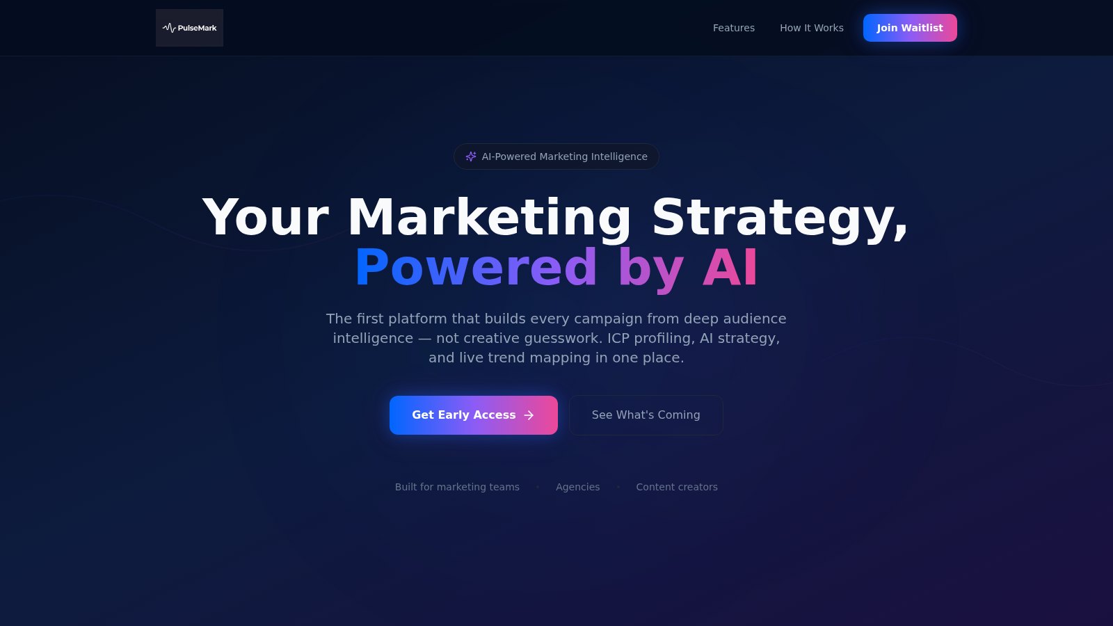 PulseMark — project preview