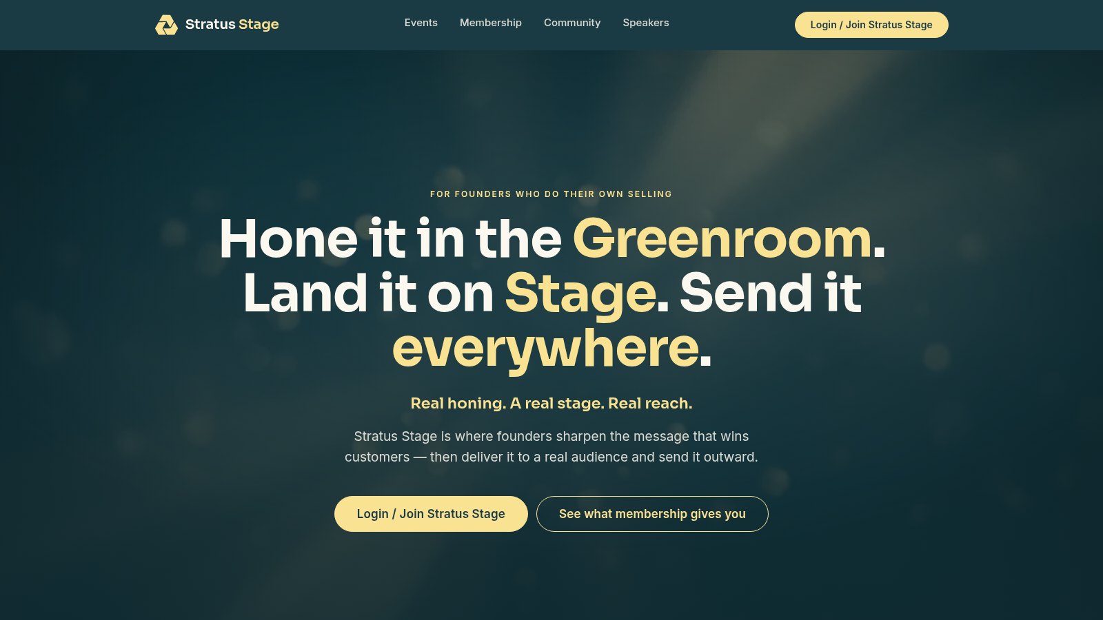 Stratus Stage — project preview